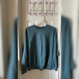 Extra Large Teal Sweatshirt